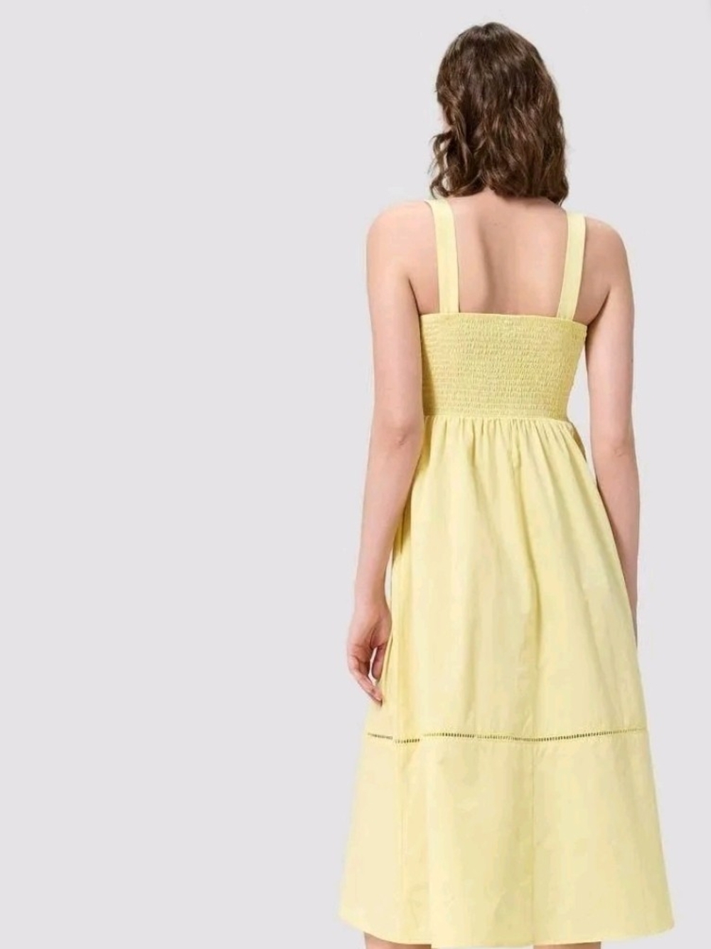 a new day Pale Yellow Square-Neck Midi Dress - Picture 3 of 5